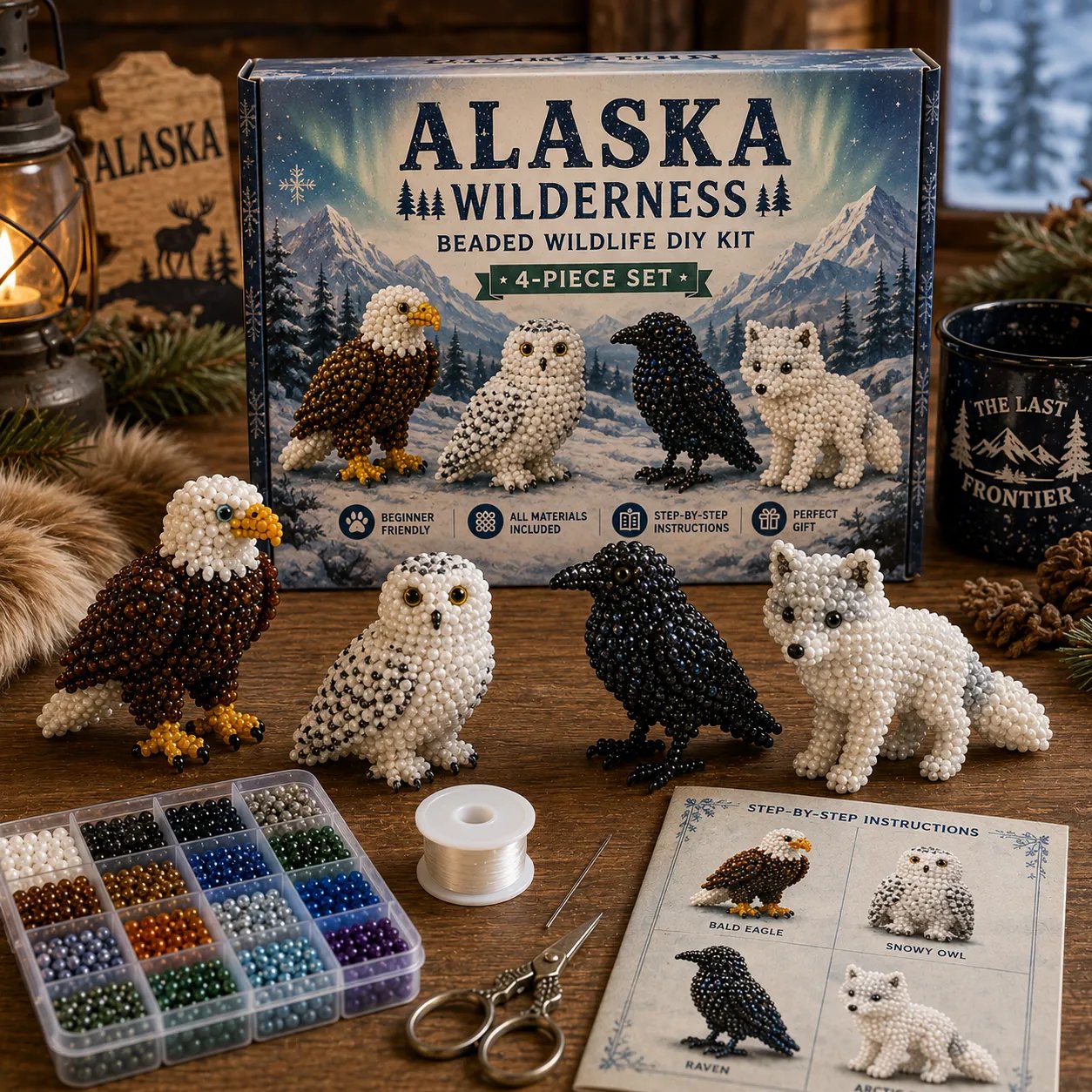 🔥Limited Edition - 🧵✨Petite 3D Beaded Animal Craft Kit