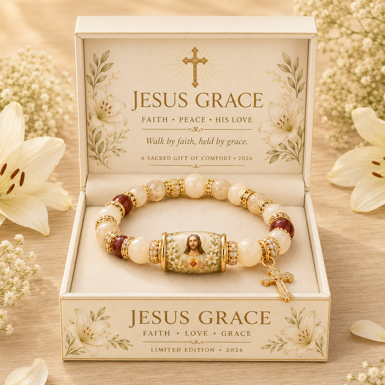 🌿 Love, Peace & Spring Blessings 💖 | 2026 Limited Edition Bracelet - Only 18 Left