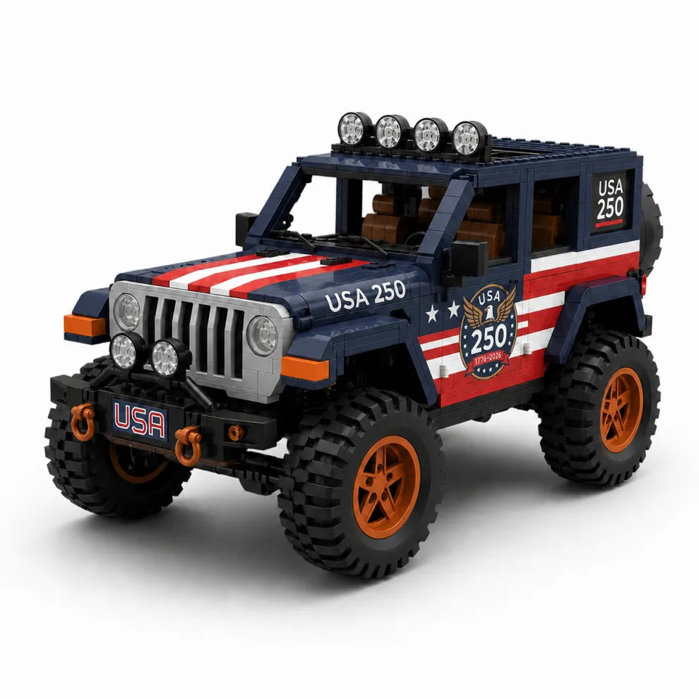 Limited Edition Off-Road Vehicle Building Block Set – U.S. Semiquincentennial (250th Anniversary)