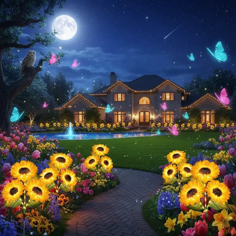 🌻 65K+ SOLD! 2026 Upgraded Solar Sunflowers – Realistic Petals & Garden Glow