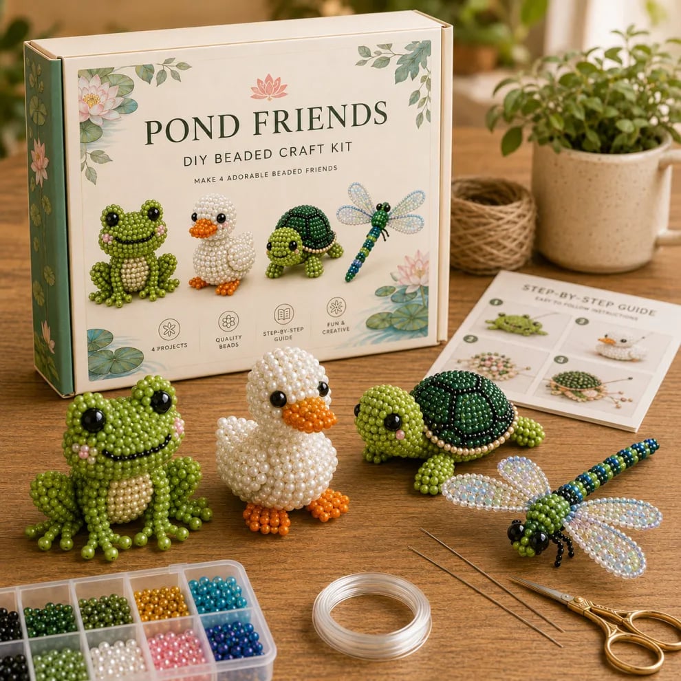 🔥Limited Edition - 🧵✨Petite 3D Beaded Animal Craft Kit