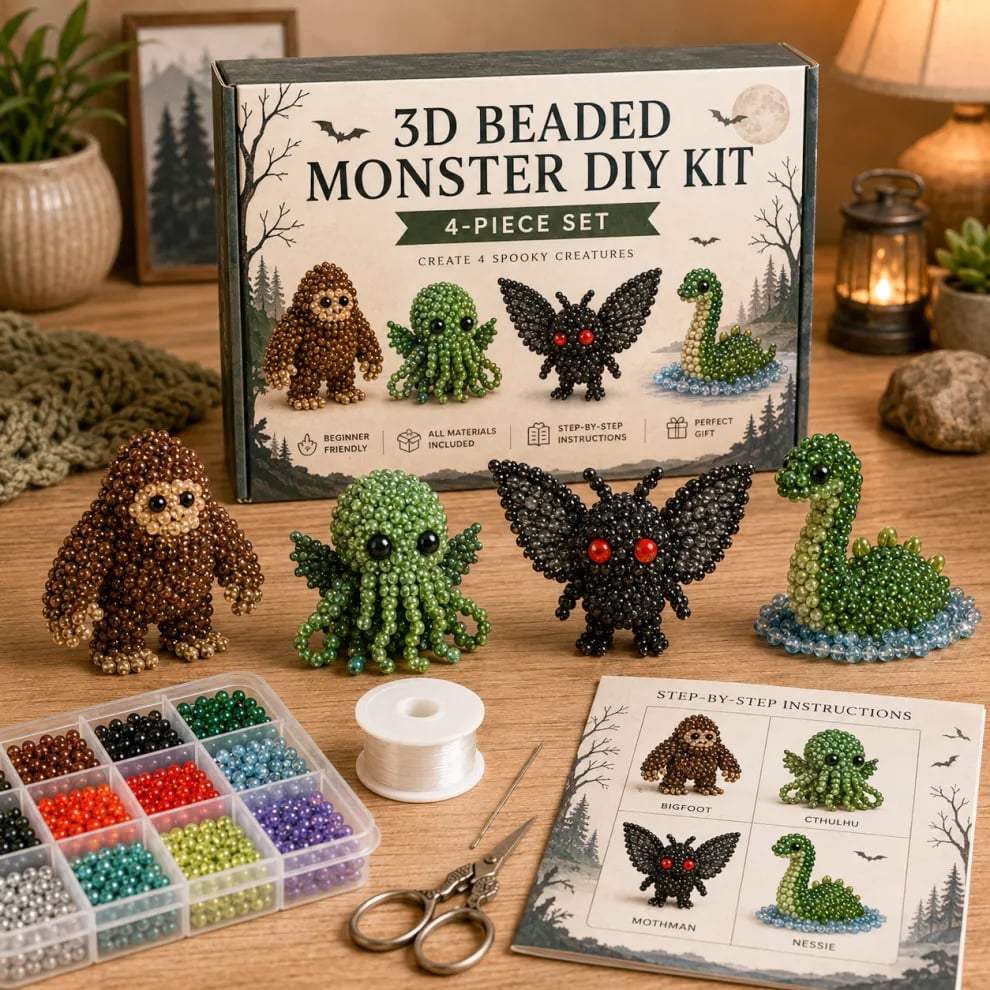 🔥Limited Edition - 🧵✨Petite 3D Beaded Animal Craft Kit