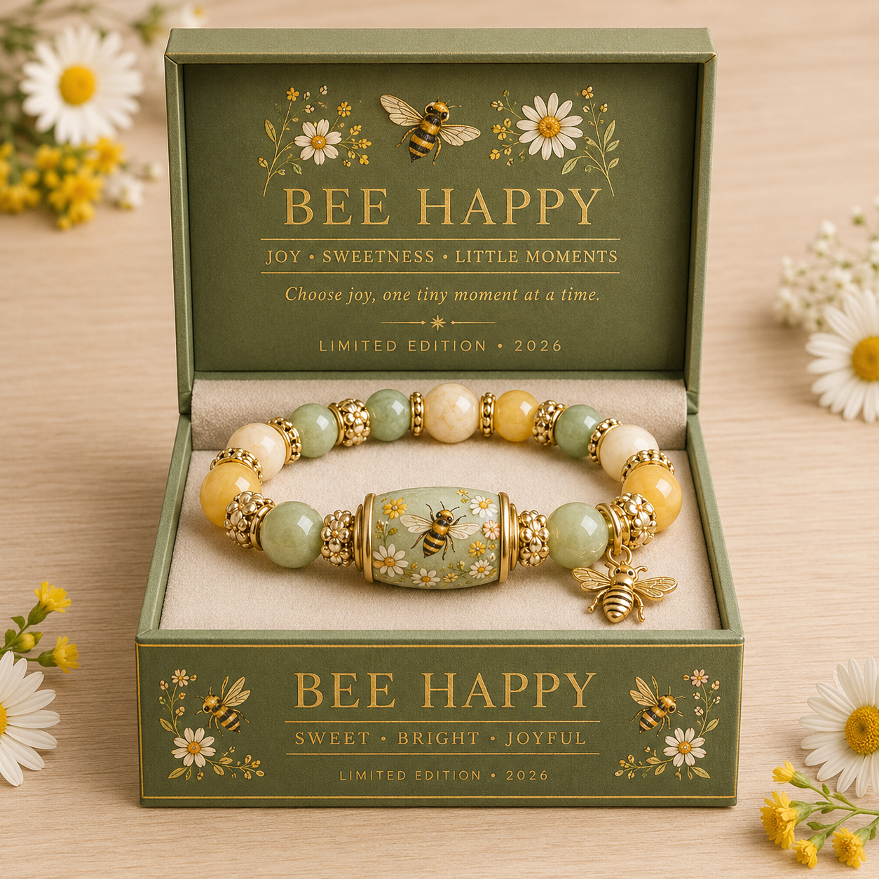 🌿 Love, Peace & Spring Blessings 💖 | 2026 Limited Edition Bracelet - Only 18 Left