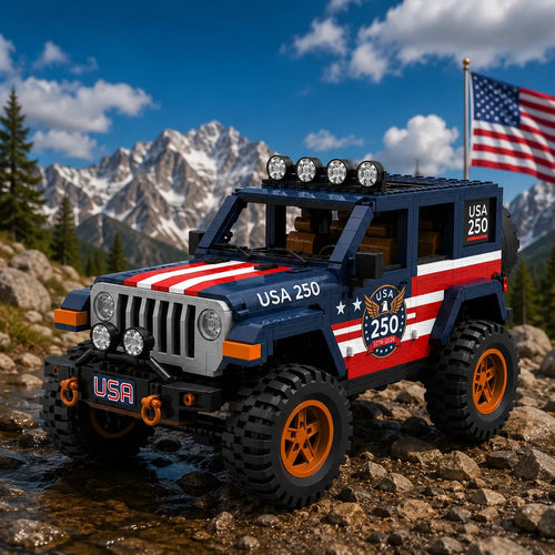 Limited Edition Off-Road Vehicle Building Block Set – U.S. Semiquincentennial (250th Anniversary)
